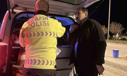 Alkollü sürücü, polise zor anlar yaşattı: Ahmetcim, canımı sıktın!