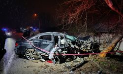 İnegöl'de katliam gibi kaza 2 ölü 2 yaralı