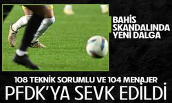 TFF; 108 TEKNİK SORUMLU VE 104 MENAJERİ PFDK’YA SEVK ETTİ