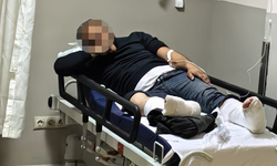 İnegöl'de tırdan düşen sürücü yaralandı