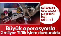 Bursa da dahil 17 ilde “Siber Dolandırıcılık” operasyonu: 118 şüpheli yakalandı