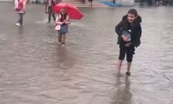 İnegöl'deki okulda vahim görüntü