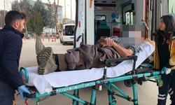 İnegöl'de yaşlı adam karşıya geçemedi