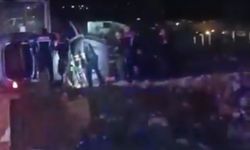 Bursa’da polis kovalamacası kazayla bitti! 1 araç devrildi