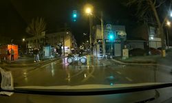 Bursa'da ATV sürücüsünün drift attığı anlar kamerada