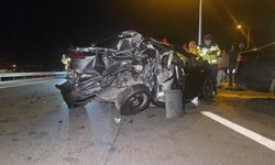 Otobanda feci kaza: 1 yaralı