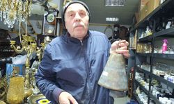 Burhaniye'de 209 yıllık deve çanı görücüye çıktı