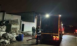 Kocaeli'de metal işleme atölyesinde yangın