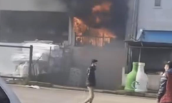 Bursa’da alevler iş yerini sardı: Olay yerinde büyük heyecan