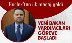 Akın Gürlek'ten yeni bakan yardımcılarına tebrik mesajı
