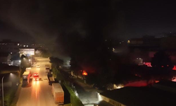 Bursa’da tekstil fabrikasında gece yangını