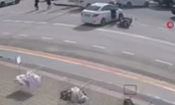 Bursa Osmangazi'de Feci Kaza! Otomobil Döndü, Motosiklet Havaya Savruldu