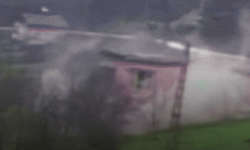 Kastamonu’da heyelan sebebiyle tahliye edilen ev çöktü