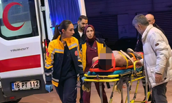 Bursa İnegöl’de otomobilin çarptığı yaya yaralandı