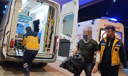 Bursa İnegöl'de lastiği patlayan motosiklet devrildi:2 yaralı