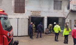 Bursa İnegöl sanayide korku dolu anlar