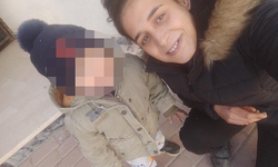 Bursa İnegöl'de annesine verilen çocuk çok mutlu