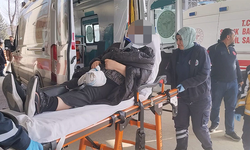 Bursa İnegöl'de kadın karşıya geçemedi