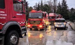 Bursa İnegöl'deki öğrenci yurdunda yangın alarmı