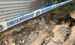 Bursa Nilüfer'de hafriyat çalışmasında yola zarar verdiler