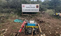 Bursa’da jandarma 35 metrelik gizli tünel bulundu