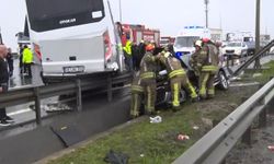 Kuzey Marmara Otoyolu’nda polis servis aracı kaza yaptı: 1 polisimiz şehit oldu