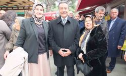 Burhaniye'de kadın muhtarlar bayramlaşma programına katıldı