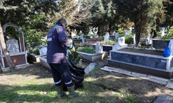 Bursa'da şehitlik ve mezarlıklar bayrama hazır