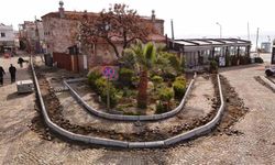 Cunda'da, araç trafiği ve yaya ulaşımına düzenleme