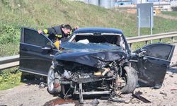 Tekirdağ'da 4 araçlı zincirleme kaza: 5 yaralı