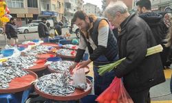 Tekirdağ'da hamsi 50 TL'ye düştü