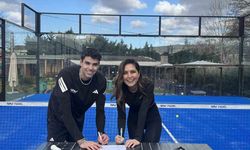 Türkiye'de padel branşındaki ilk sporcu sponsorluğu anlaşması