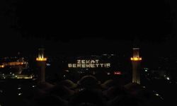 Ulucami'nin yeni mahyası Uludağ'dan görülüyor