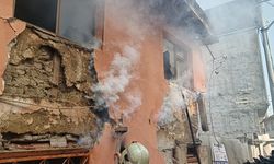 Bursa İnegöl'de metruk binada yangın çıktı!