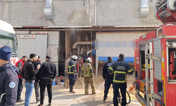 Bursa İnegöl'de mobilya sanayisinde korkutan yangın