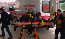 Bursa İnegöl'de istifli paletlerin yanından geçerken canından oluyordu