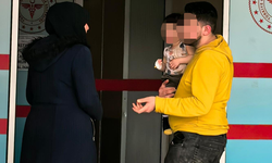 Bursa İnegöl'de çocuk sobaya düştü