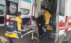 Bursa İnegöl'de kadın sürücü hastanelik oldu