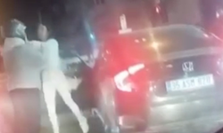 Bursa’da motosikletliye kadın sürücüden tekme ve tokatlı saldırı