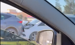 Bursa İnegöl'de 6 araç birbirine girdi