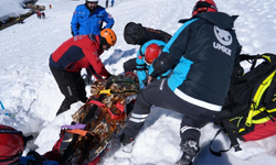 Uludağ'da çığ arama kurtarma tatbikatı gerçekleşti