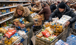 Savaş korkusu marketlere yansıdı: Komşuda ürün stoklama başladı