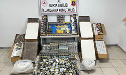 Bursa’da Osmangazi'de dev operasyon: 65 bin kaçak sigara ve 50 bin makaron ele geçirildi