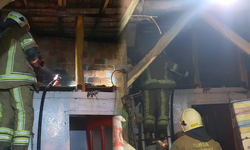 Bursa İnegöl'de çatı yangını korkuttu