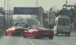 Bursa Yıldırım’da iki lüks otomobil trafik kurallarını hiçe saydı