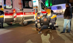 Bursa İnegöl'de 2 motosiklet caddeye sığamadı: 2 yaralı