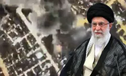 Görüntüleri İsrail paylaştı! Hamaney'in konutu böyle vurulmuş