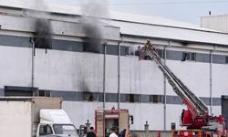 Bursa İnegöl'de mobilya fabrikasında yangın
