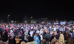 Bursa İnegöl'de mahşeri kalabalık! Hacı adayları dualar ile uğurlandılar