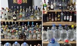 Bursa İnegöl'de sahte alkol operasyonu!